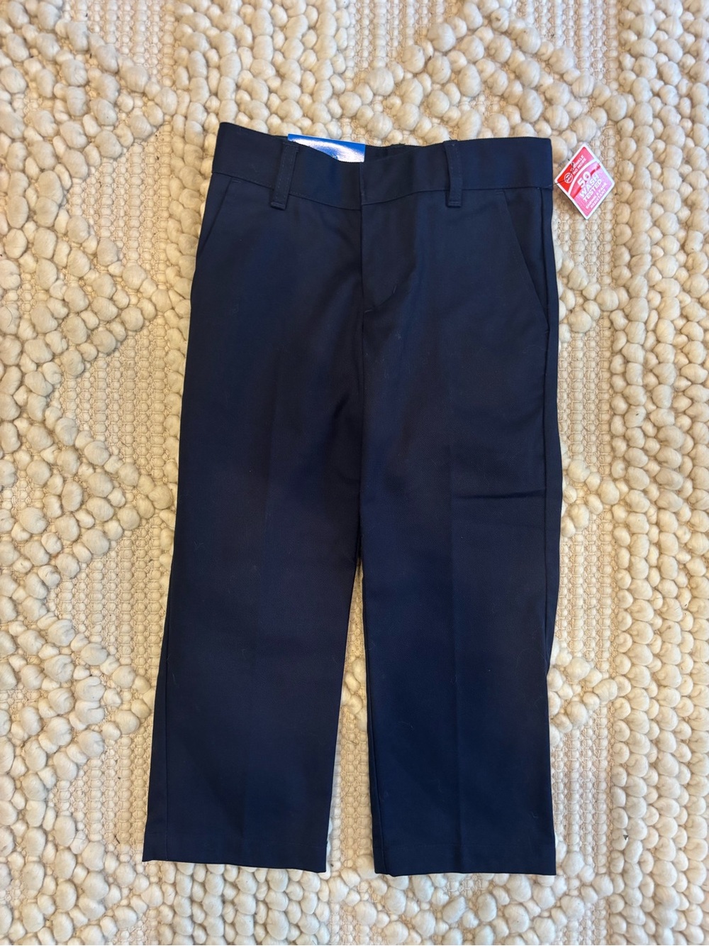 NWT French Toast Navy Dress School Uniform Pants Chinos boys size 4
